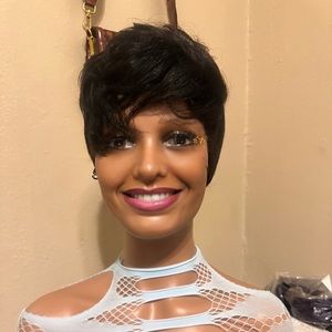 COPY - Precut pixie cut  Human Hair Wig